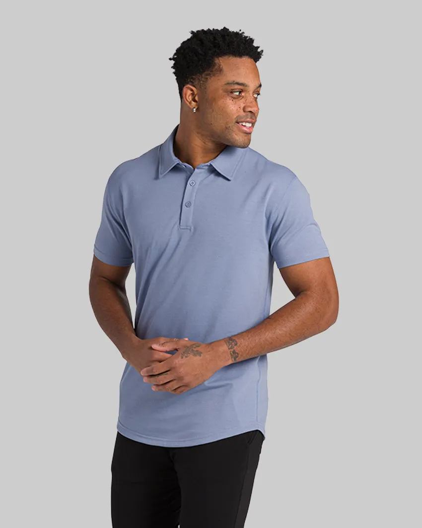 Drop-Cut Polo: BYLT Signature <!-- Size S -->