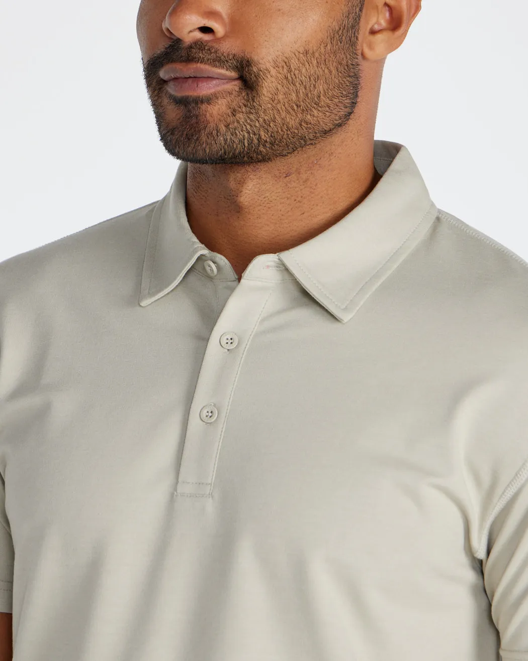 Drop-Cut Polo: BYLT Signature <!-- Size S -->