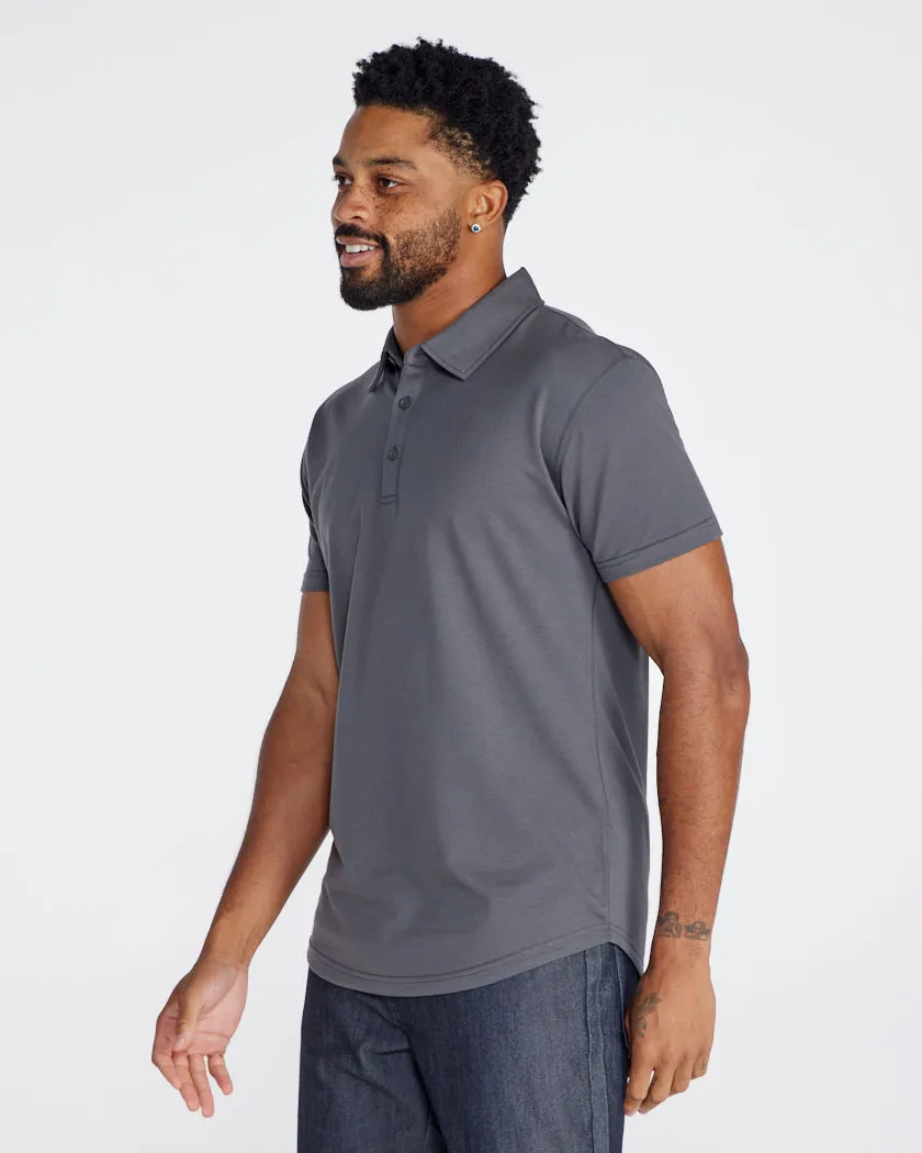 Drop-Cut Polo: BYLT Signature <!-- Size S -->