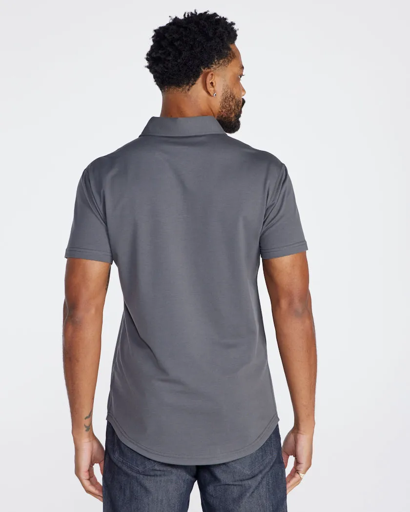 Drop-Cut Polo: BYLT Signature <!-- Size S -->