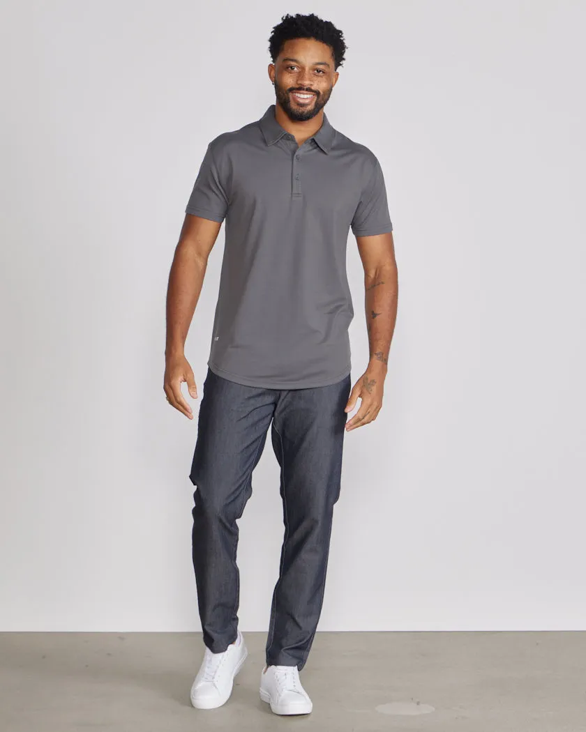 Drop-Cut Polo: BYLT Signature <!-- Size S -->