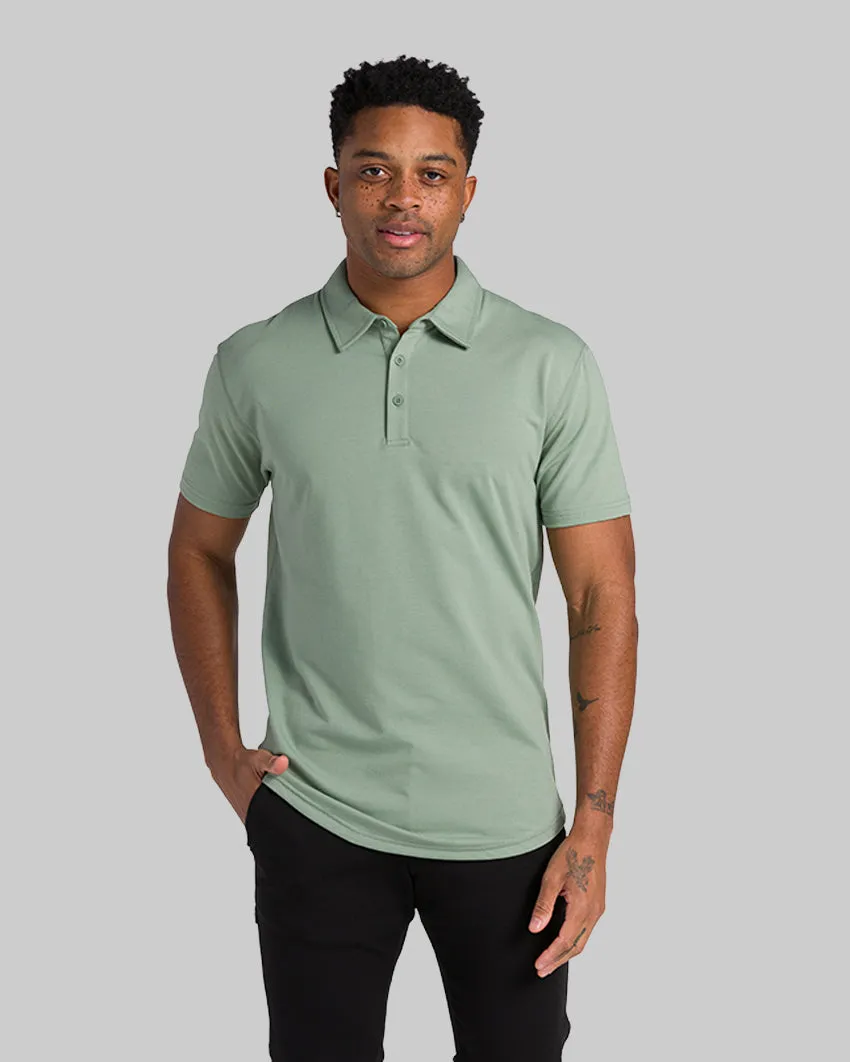 Drop-Cut Polo: BYLT Signature <!-- Size S -->