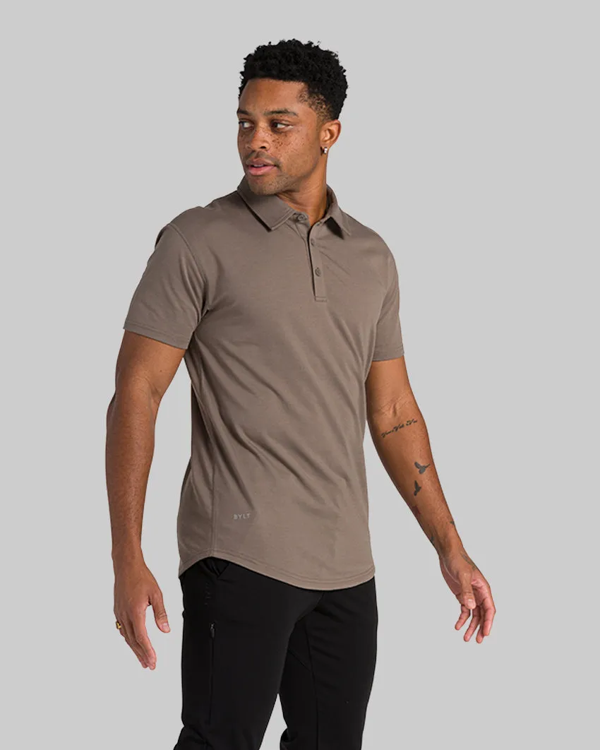 Drop-Cut Polo: BYLT Signature <!-- Size S -->