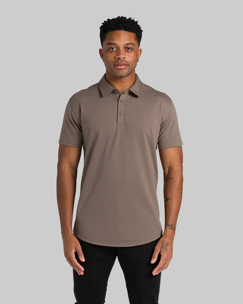 Drop-Cut Polo: BYLT Signature <!-- Size S -->