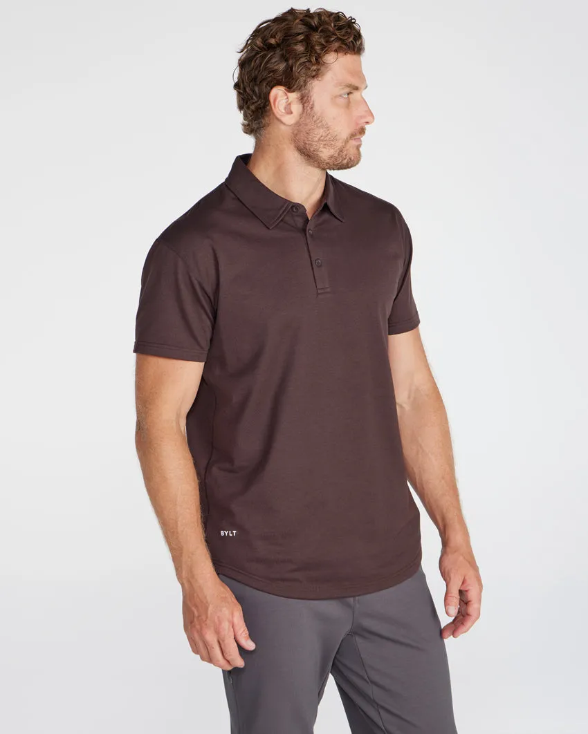 Drop-Cut Polo: BYLT Signature <!-- Size S -->