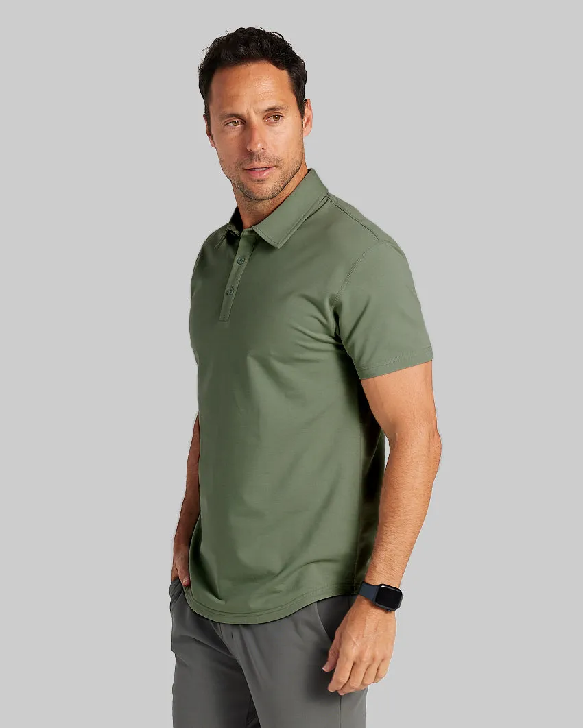 Drop-Cut Polo: BYLT Signature <!-- Size S -->