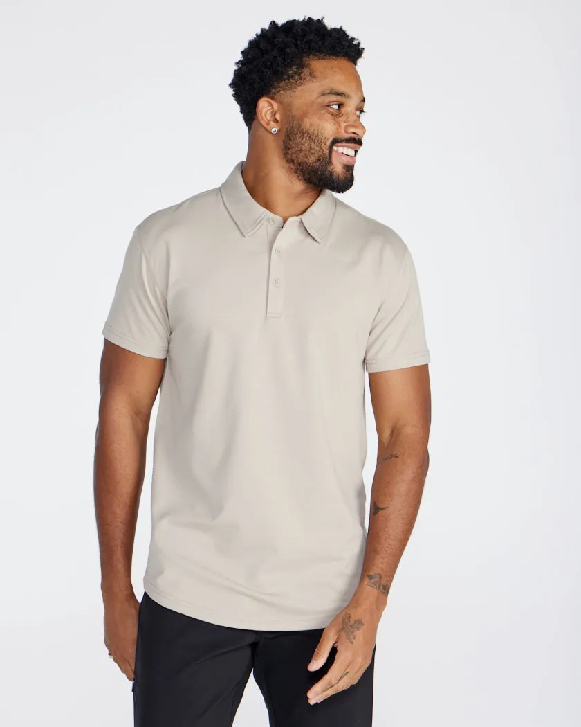 Drop-Cut Polo: BYLT Signature <!-- Size S -->