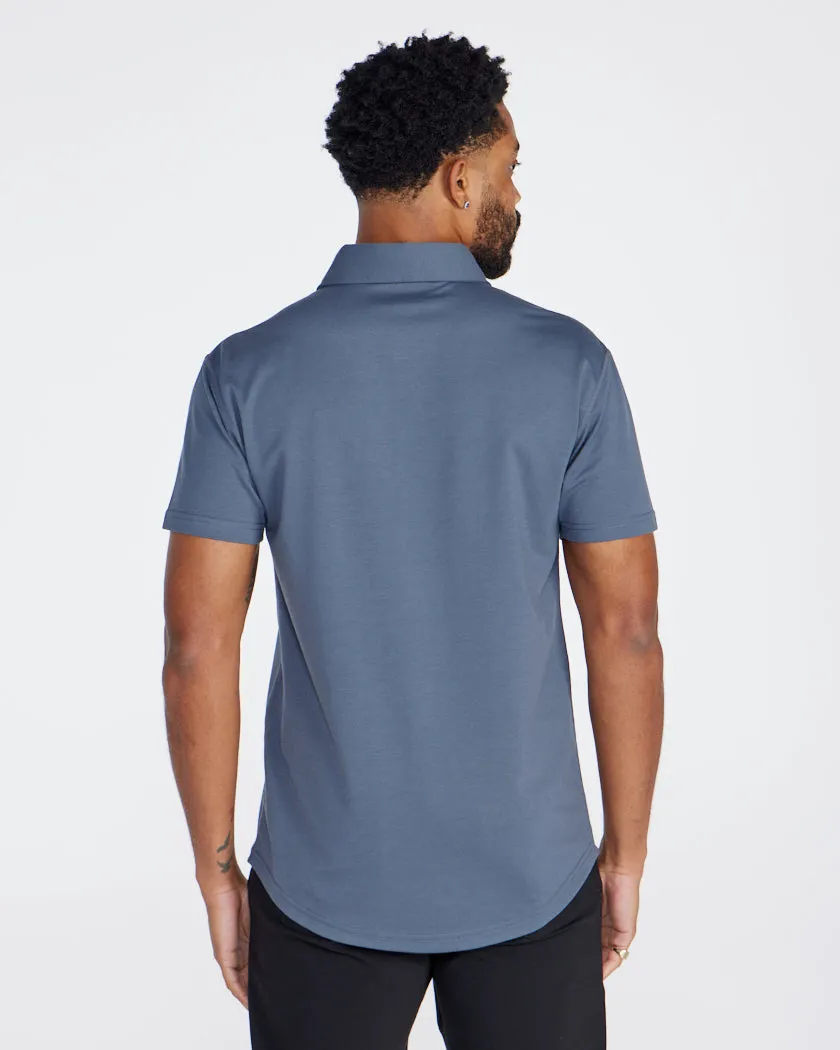 Drop-Cut Polo: BYLT Signature <!-- Size S -->