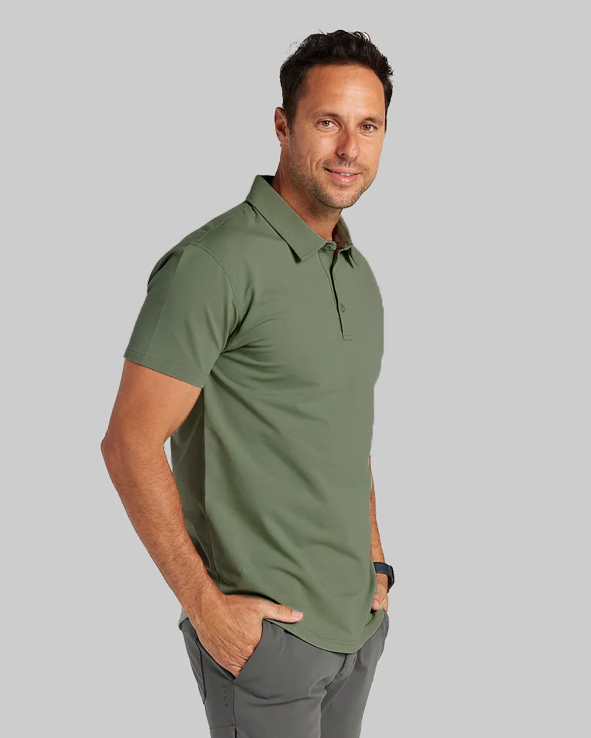 Drop-Cut Polo: BYLT Signature <!-- Size S -->