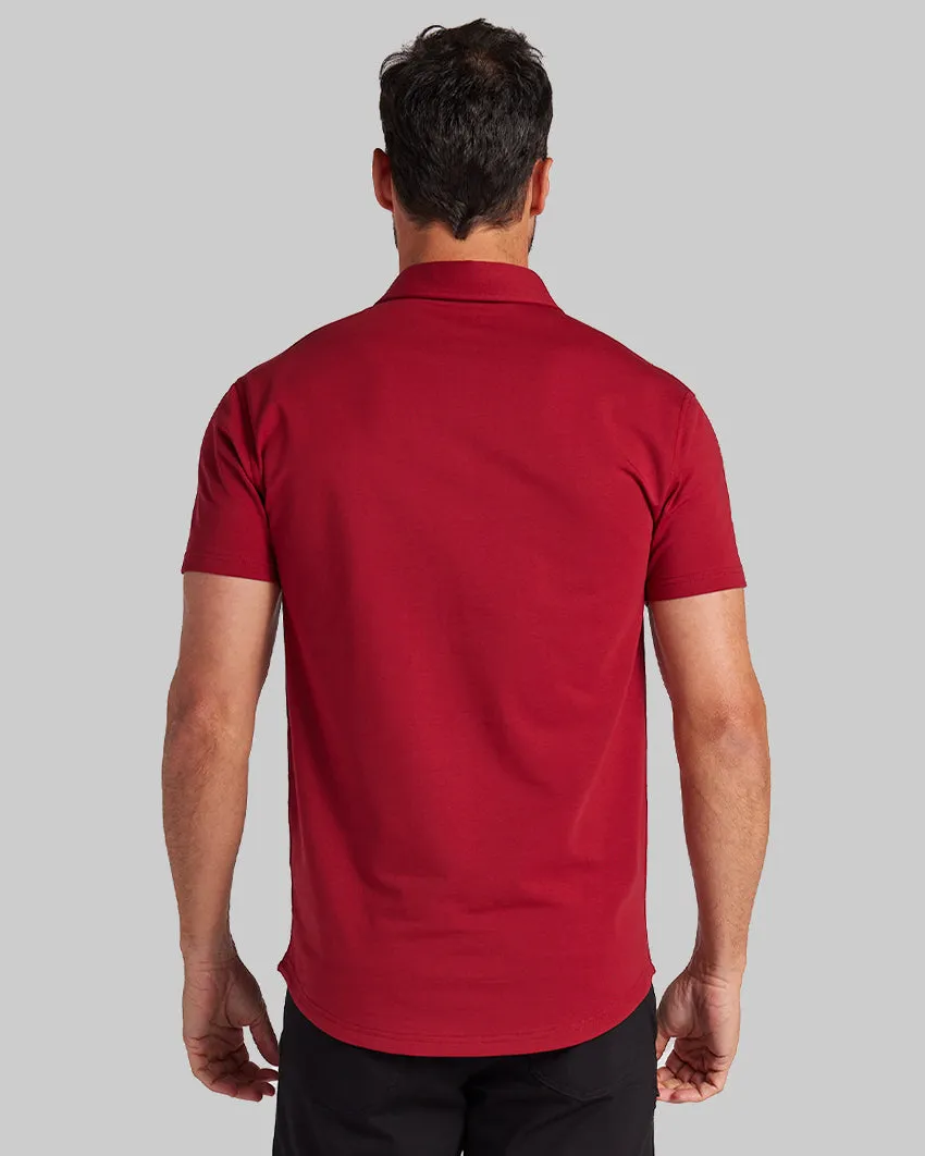 Drop-Cut Polo: BYLT Signature <!-- Size S -->
