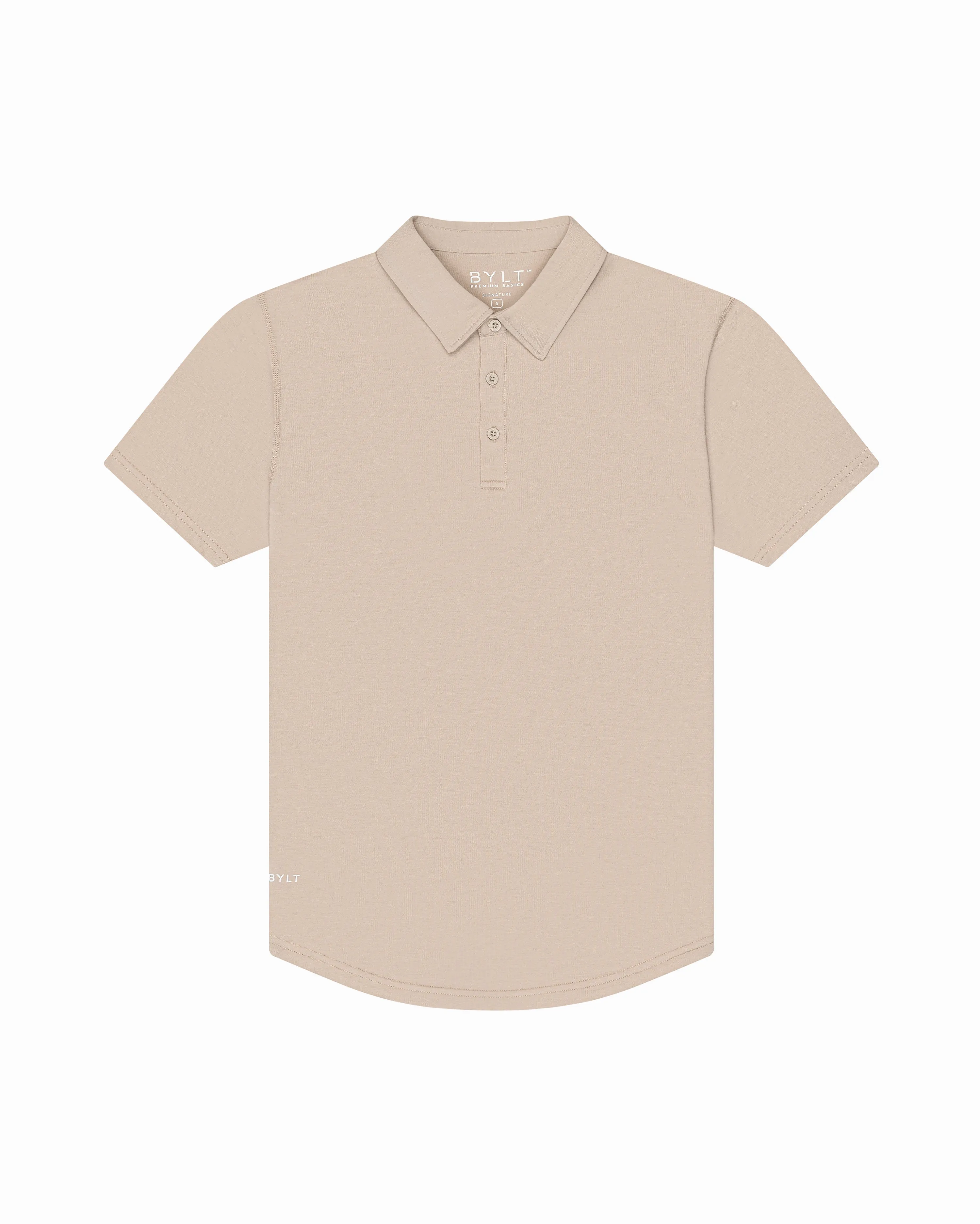 Drop-Cut Polo: BYLT Signature <!-- Size S -->