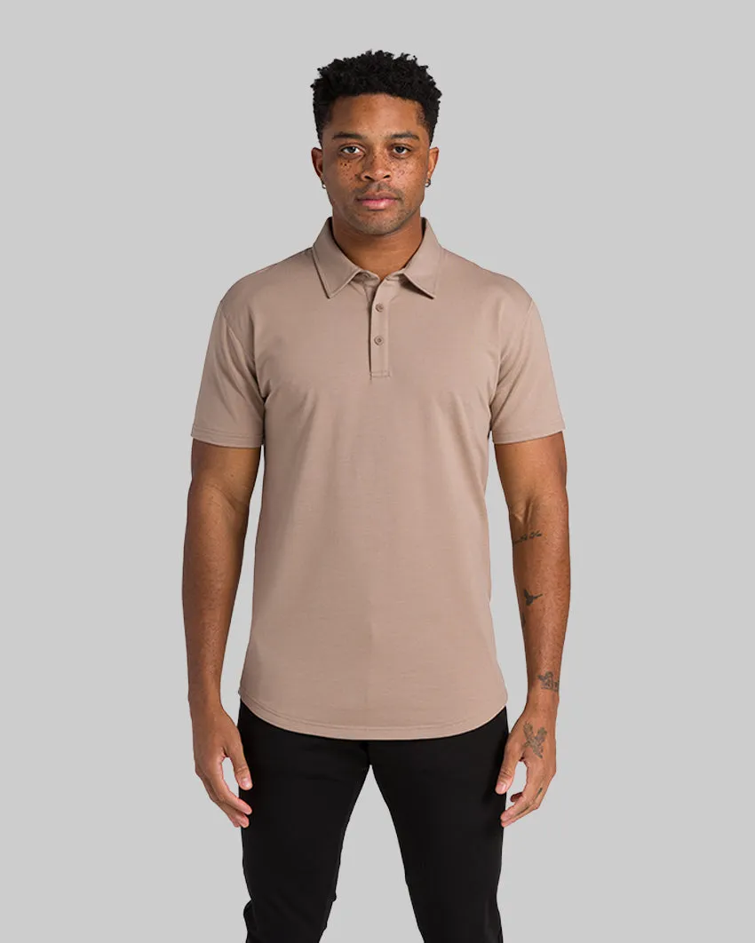 Drop-Cut Polo: BYLT Signature <!-- Size S -->