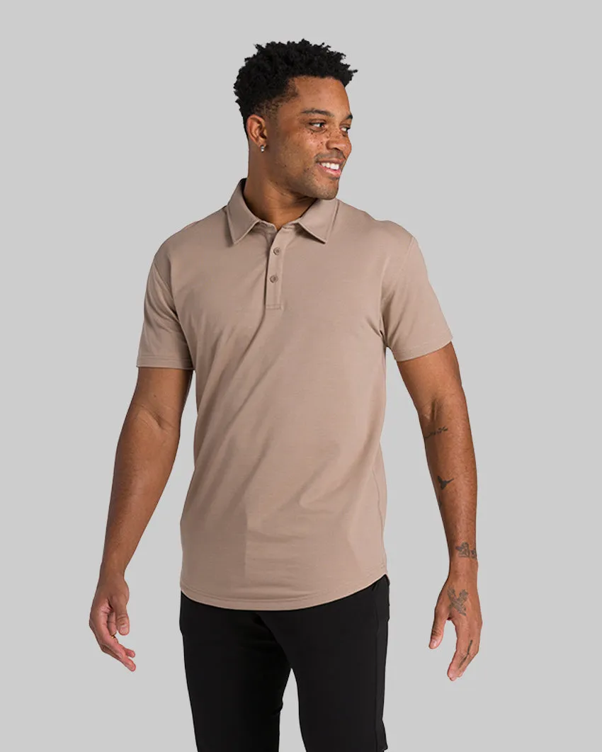 Drop-Cut Polo: BYLT Signature <!-- Size S -->