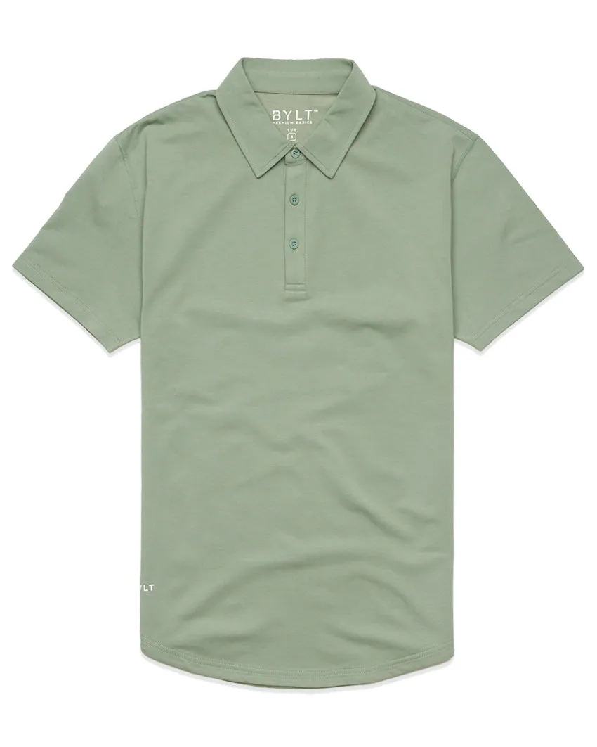Drop-Cut Polo: BYLT Signature <!-- Size S -->