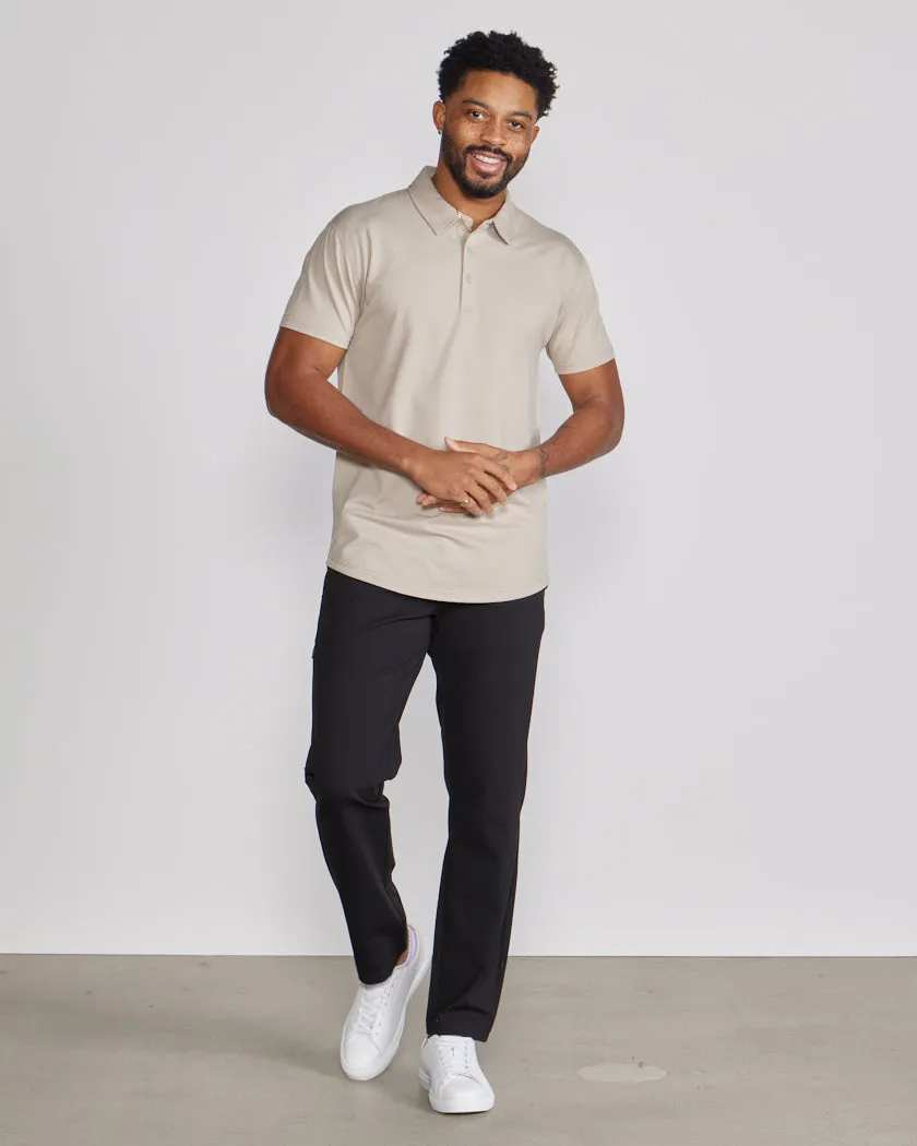Drop-Cut Polo: BYLT Signature <!-- Size S -->