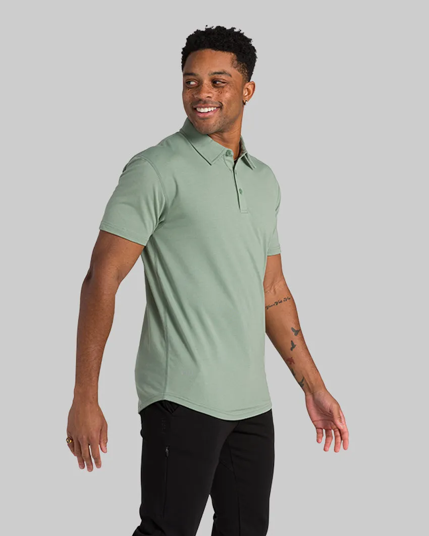 Drop-Cut Polo: BYLT Signature <!-- Size S -->