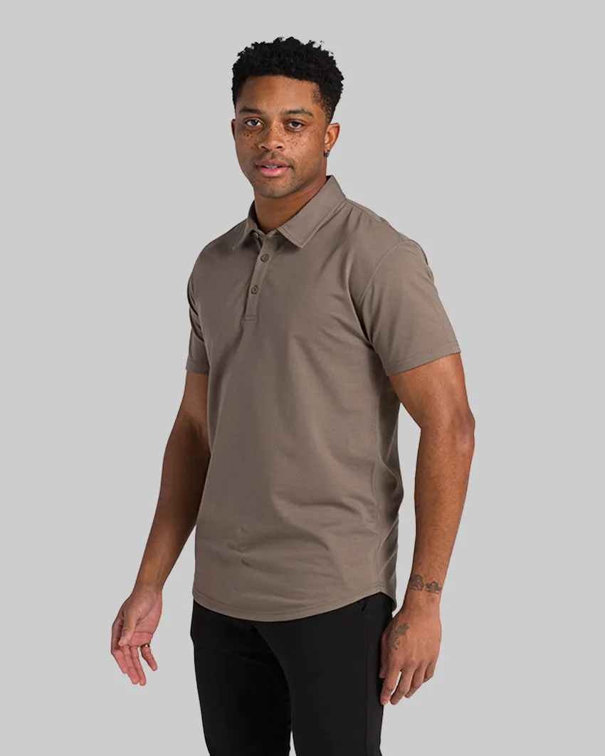 Drop-Cut Polo: BYLT Signature <!-- Size S -->