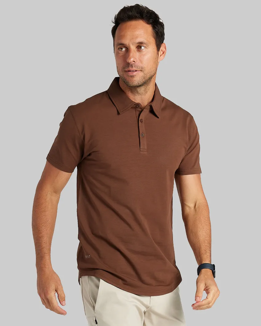 Drop-Cut Polo: BYLT Signature <!-- Size S -->