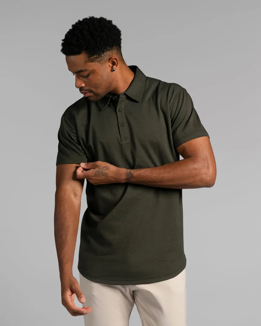 Drop-Cut Polo: BYLT Signature <!-- Size S -->