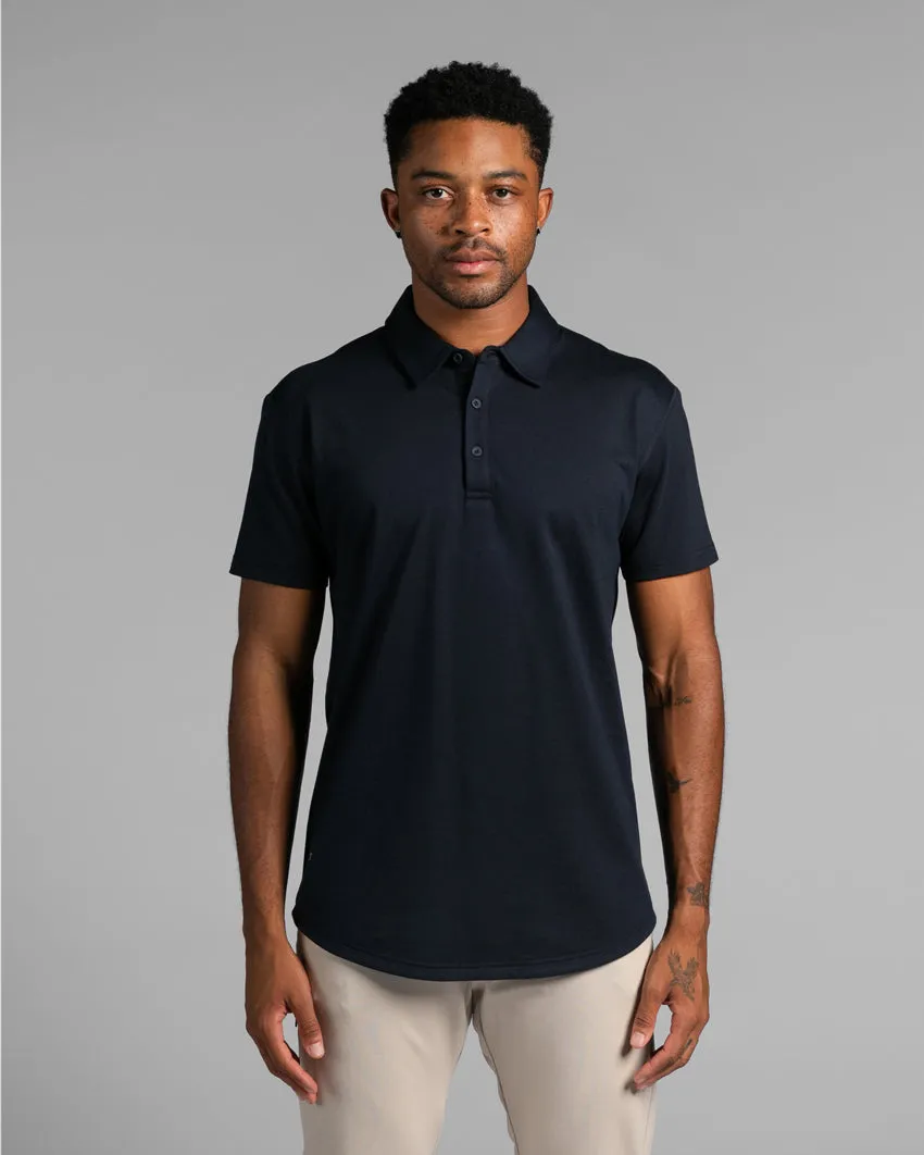 Drop-Cut Polo: BYLT Signature <!-- Size S -->