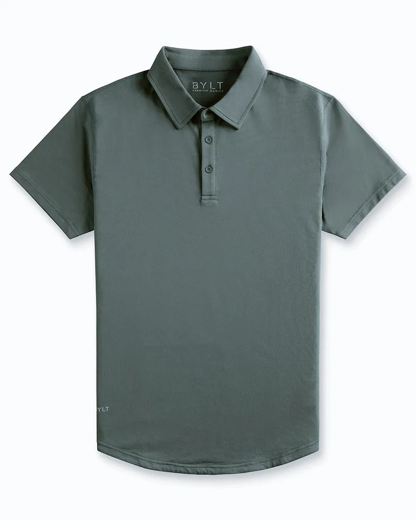 Drop-Cut Polo: BYLT Signature <!-- Size S -->