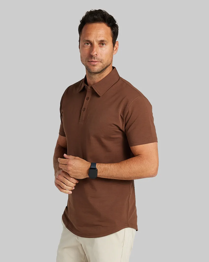 Drop-Cut Polo: BYLT Signature <!-- Size S -->
