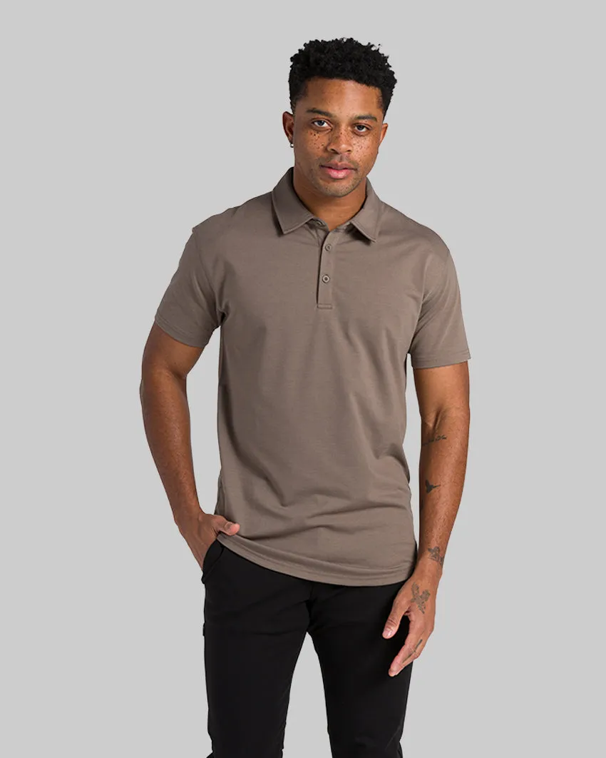 Drop-Cut Polo: BYLT Signature <!-- Size S -->