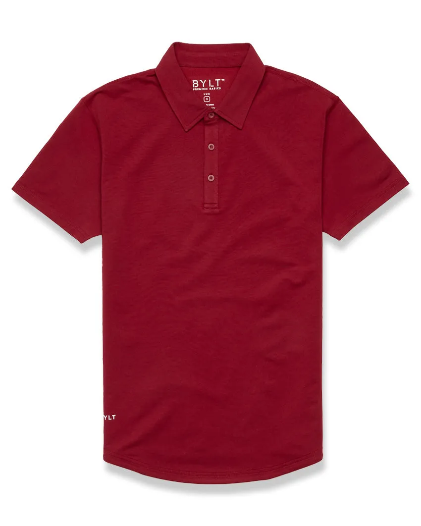 Drop-Cut Polo: BYLT Signature <!-- Size S -->
