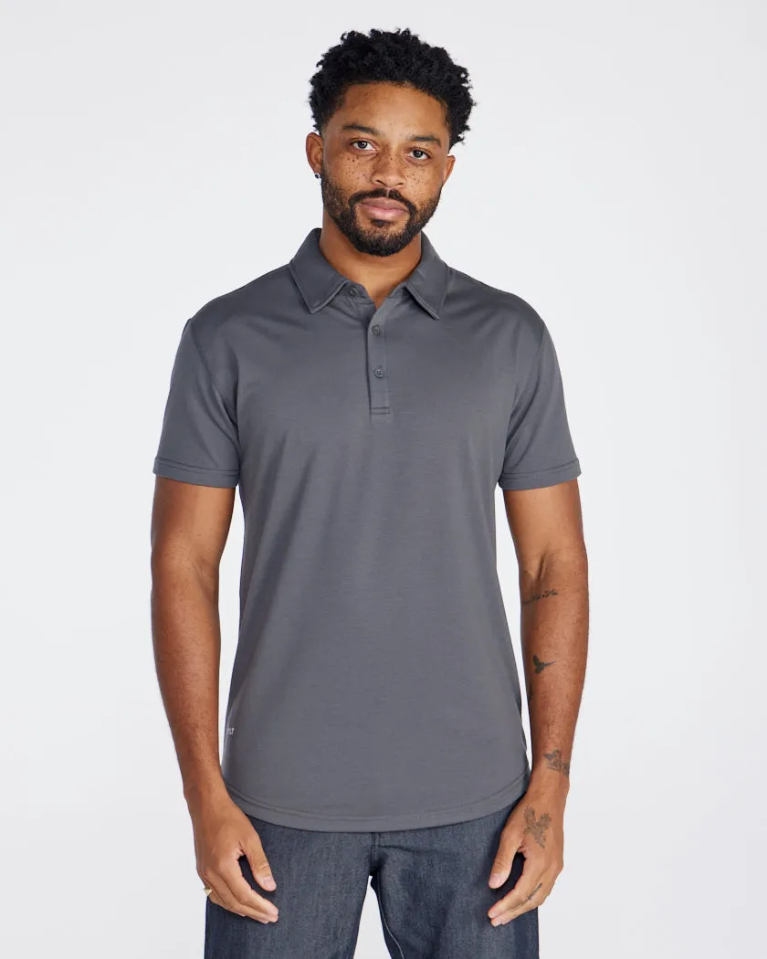 Drop-Cut Polo: BYLT Signature <!-- Size S -->