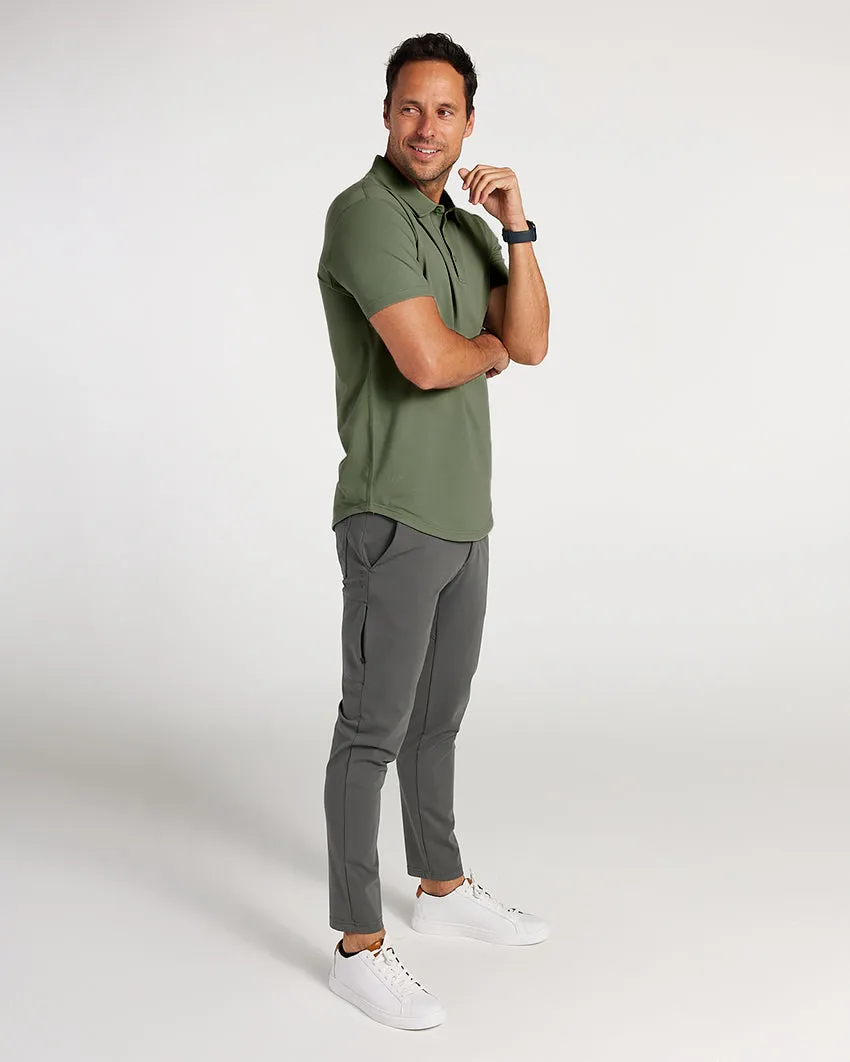 Drop-Cut Polo: BYLT Signature <!-- Size S -->