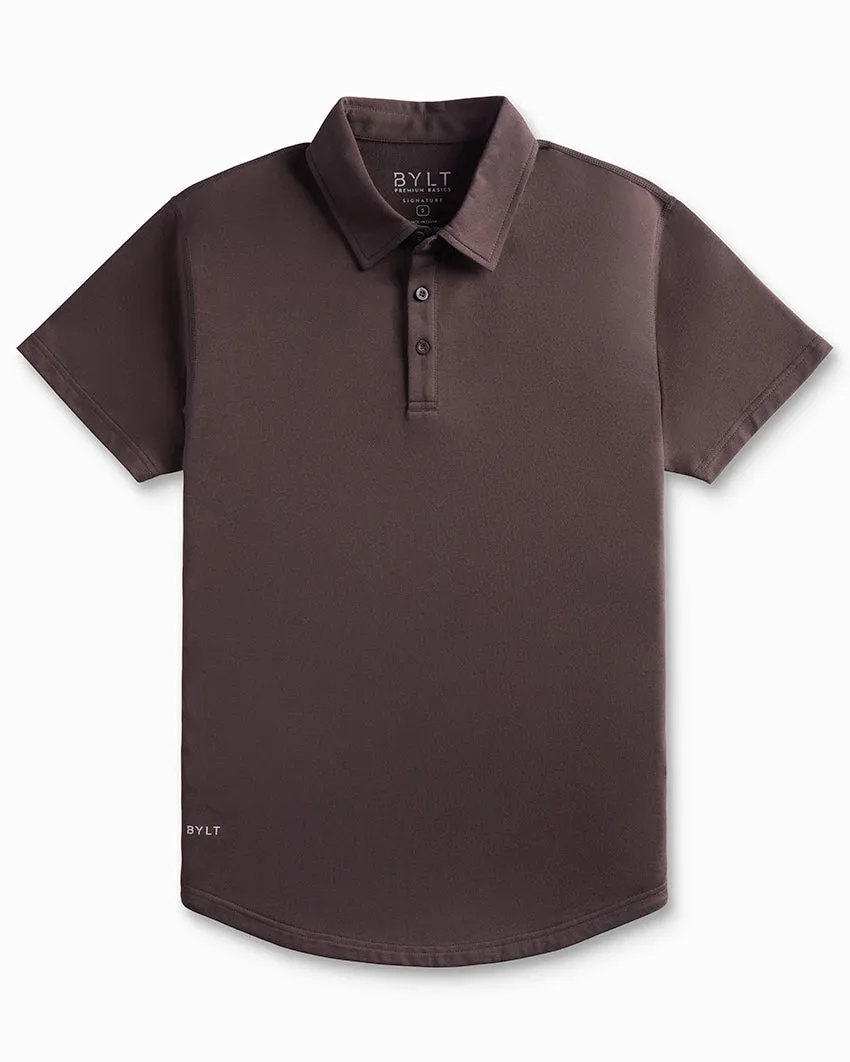 Drop-Cut Polo: BYLT Signature <!-- Size S -->