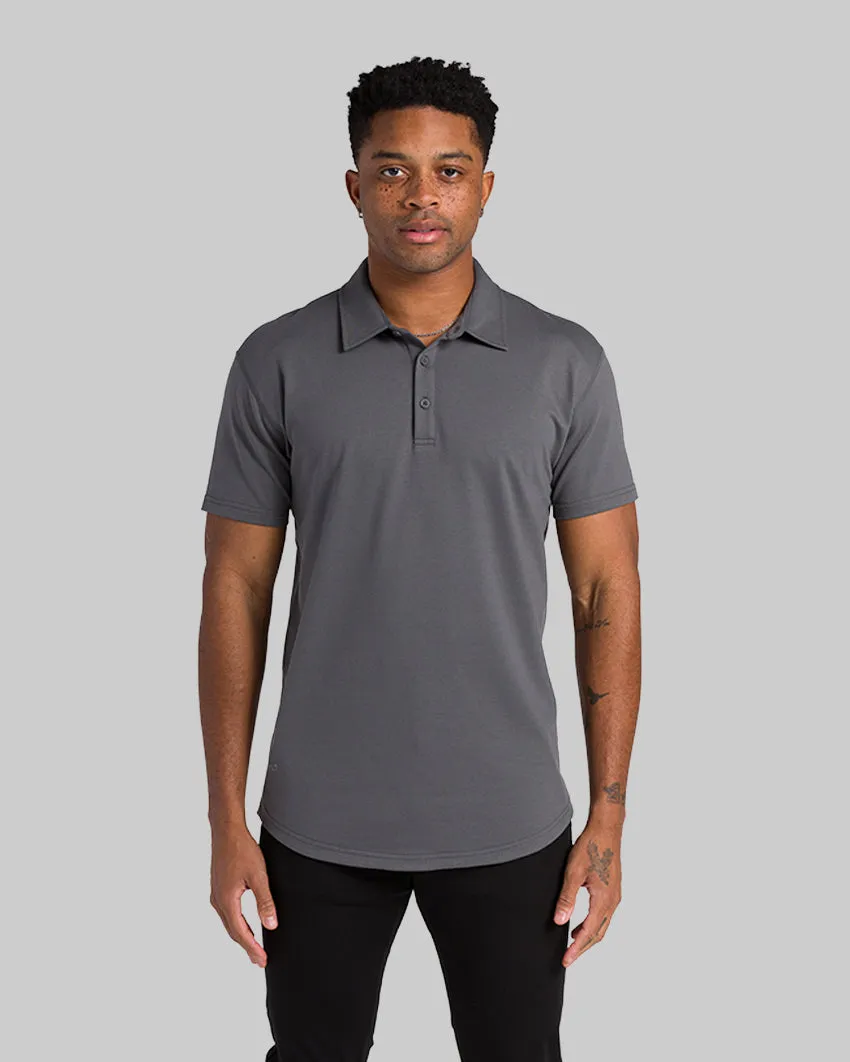 Drop-Cut Polo: BYLT Signature <!-- Size S -->