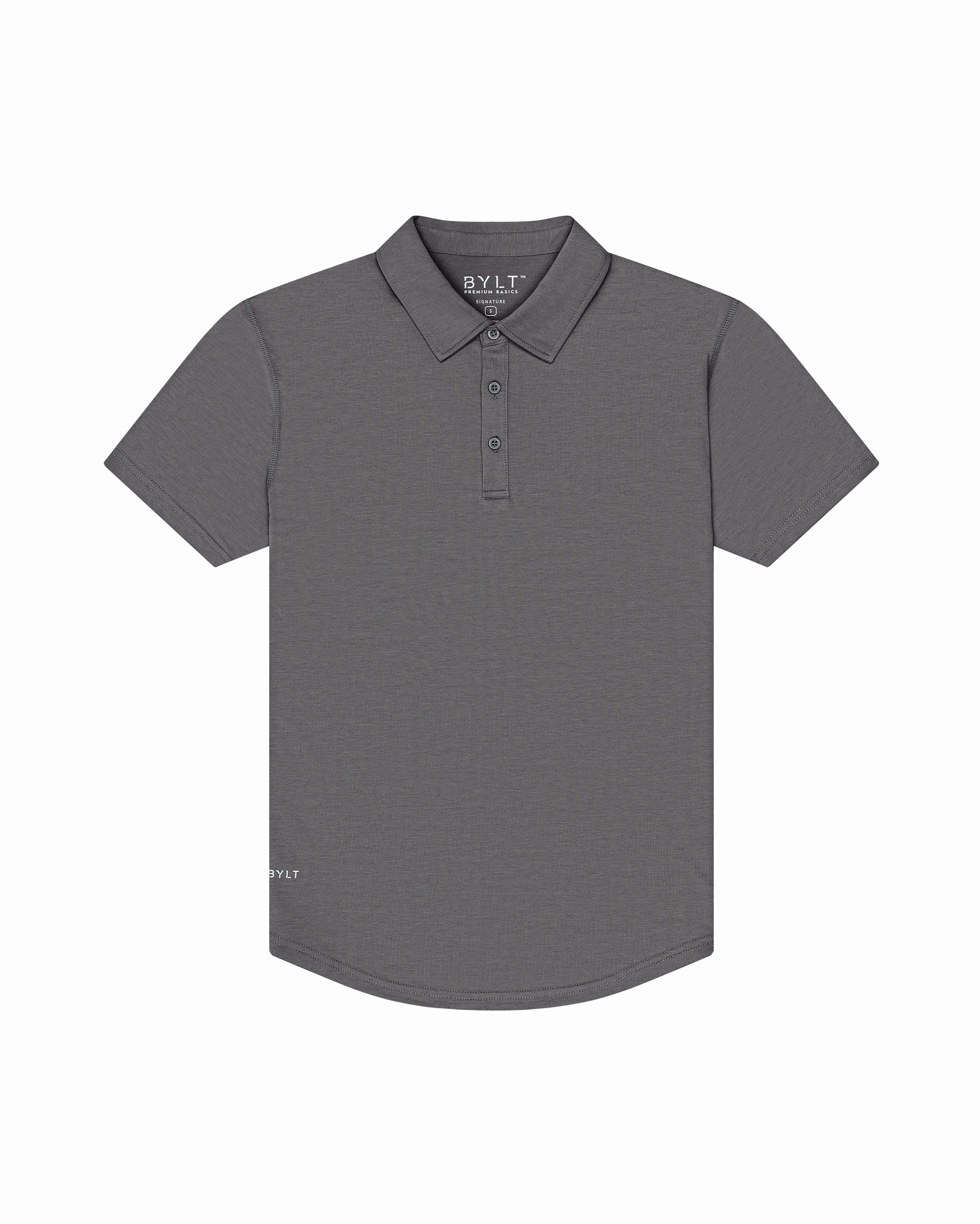 Drop-Cut Polo: BYLT Signature <!-- Size S -->