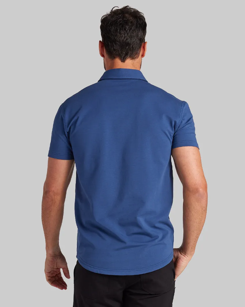 Drop-Cut Polo: BYLT Signature <!-- Size S -->