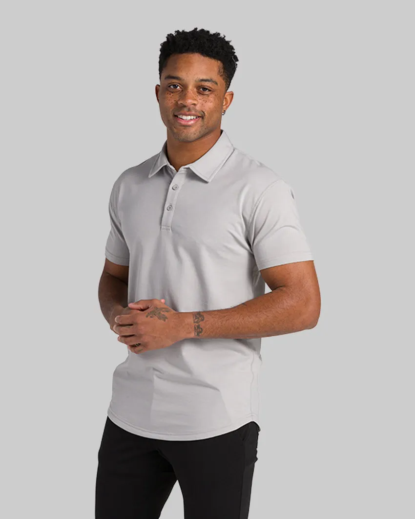 Drop-Cut Polo: BYLT Signature <!-- Size S -->