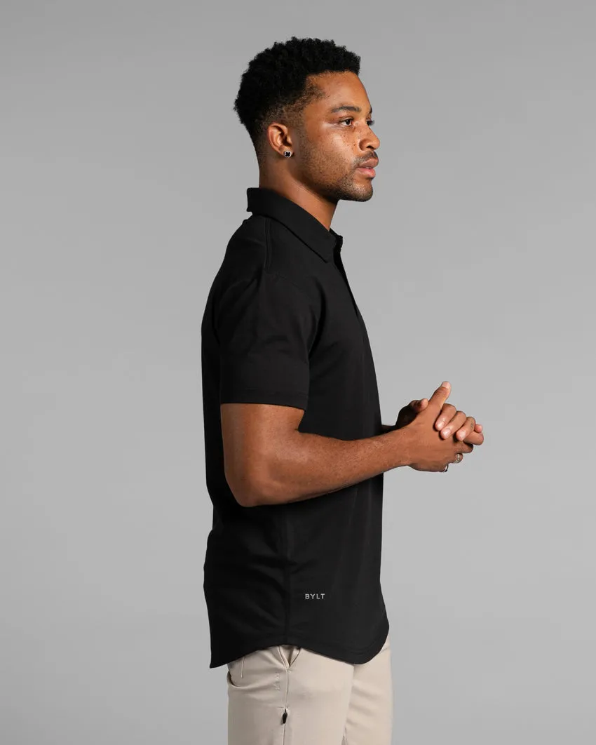 Drop-Cut Polo: BYLT Signature <!-- Size S -->