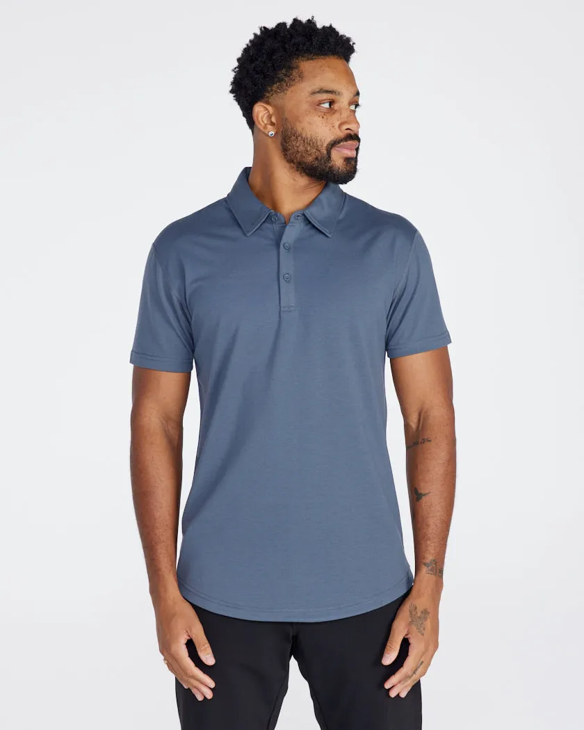 Drop-Cut Polo: BYLT Signature <!-- Size S -->