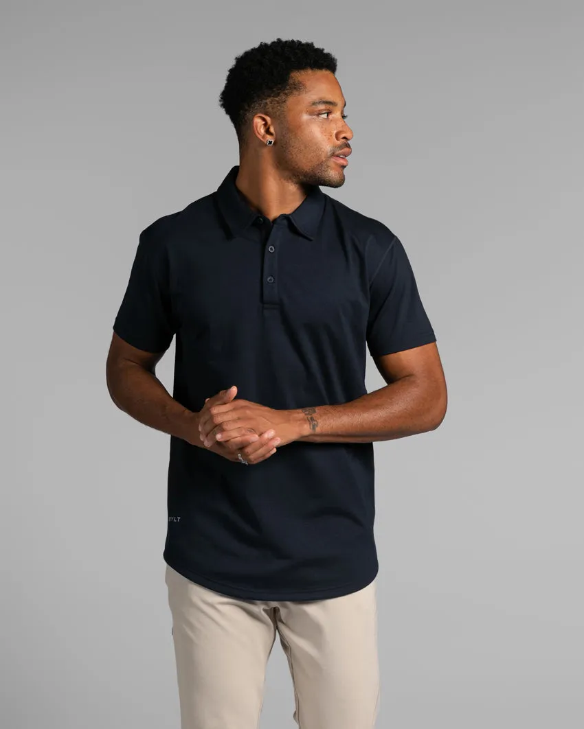 Drop-Cut Polo: BYLT Signature <!-- Size S -->