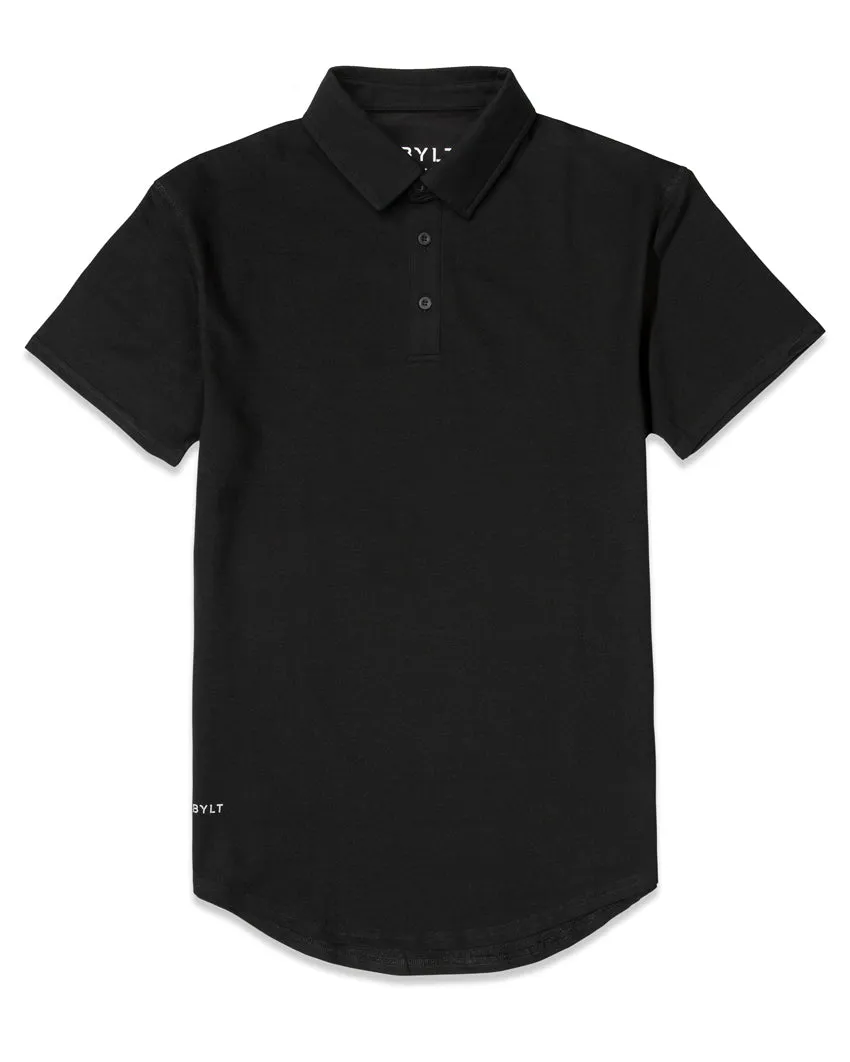 Drop-Cut Polo: BYLT Signature <!-- Size S -->