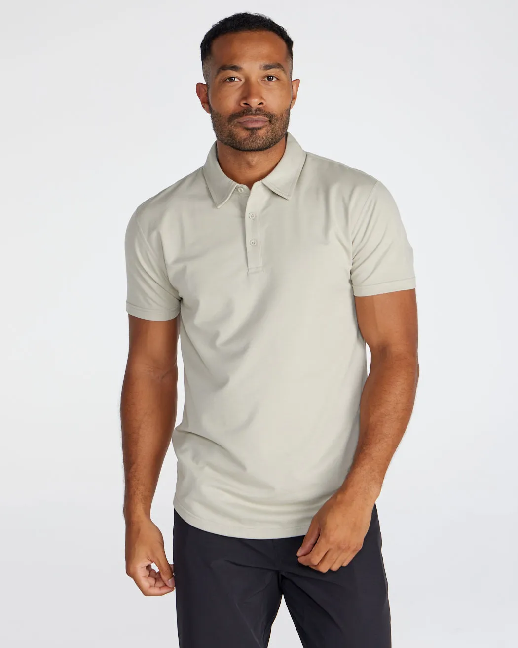Drop-Cut Polo: BYLT Signature <!-- Size S -->