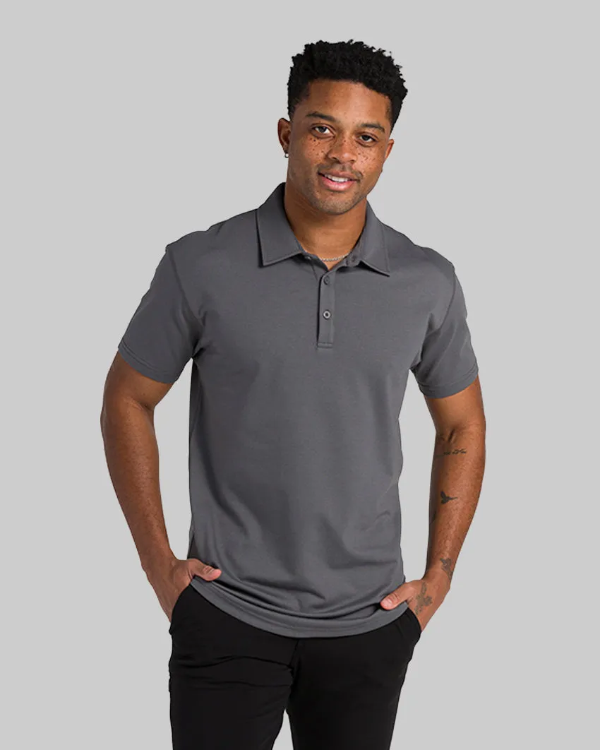 Drop-Cut Polo: BYLT Signature <!-- Size S -->