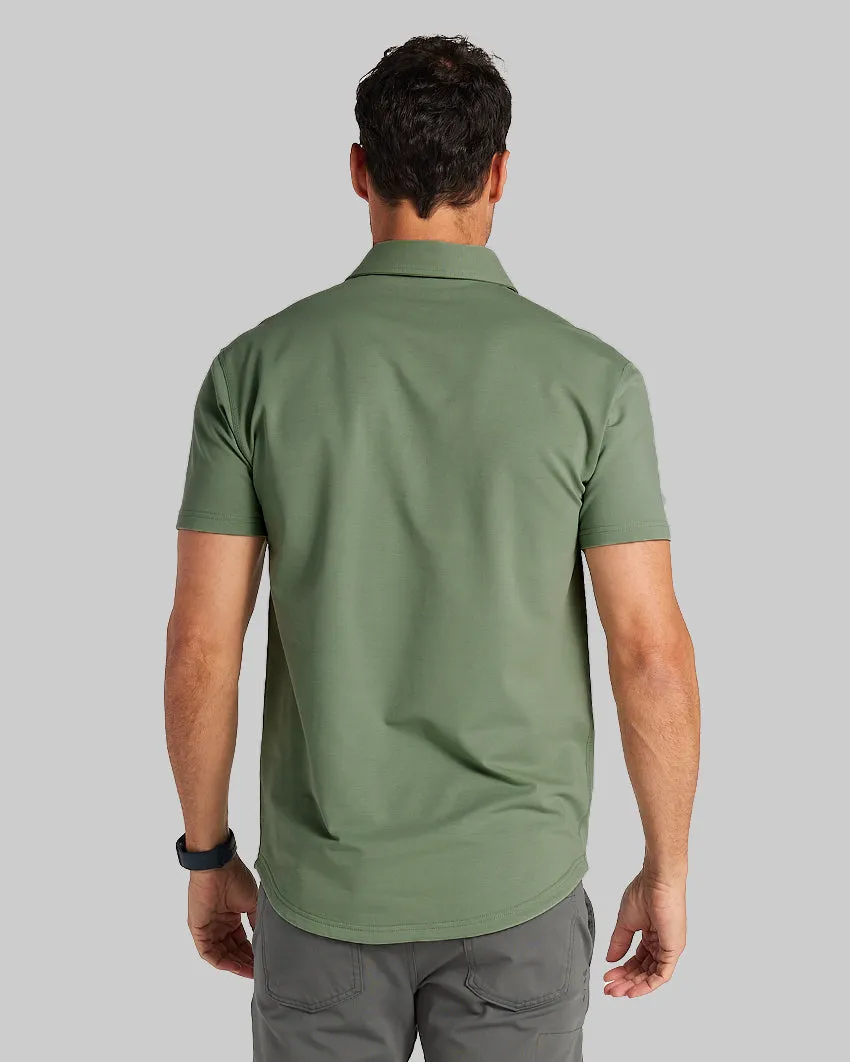 Drop-Cut Polo: BYLT Signature <!-- Size S -->