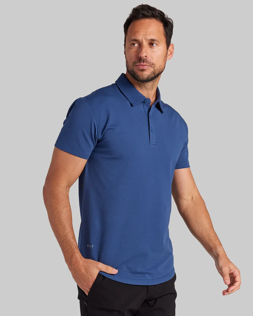 Drop-Cut Polo: BYLT Signature <!-- Size S -->