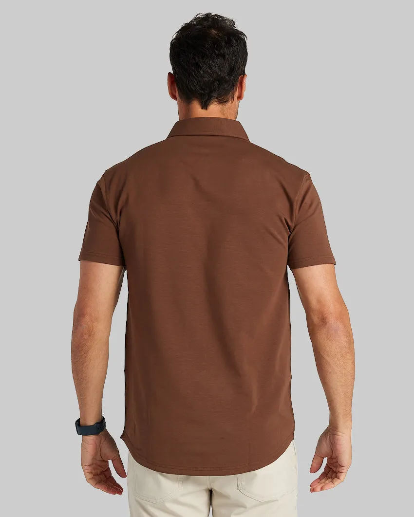 Drop-Cut Polo: BYLT Signature <!-- Size S -->