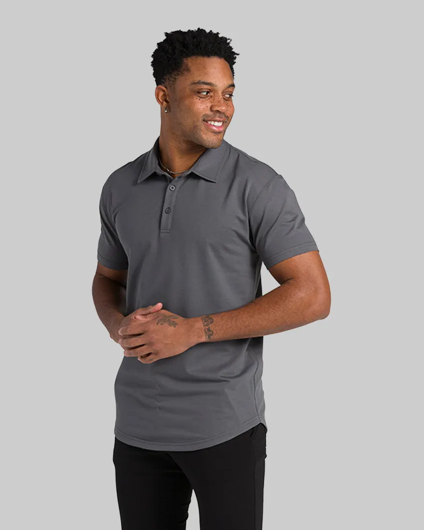 Drop-Cut Polo: BYLT Signature <!-- Size S -->