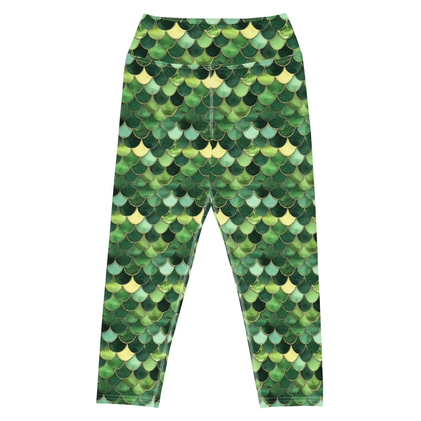 Emerald Siren Envy Capri Swim Leggings