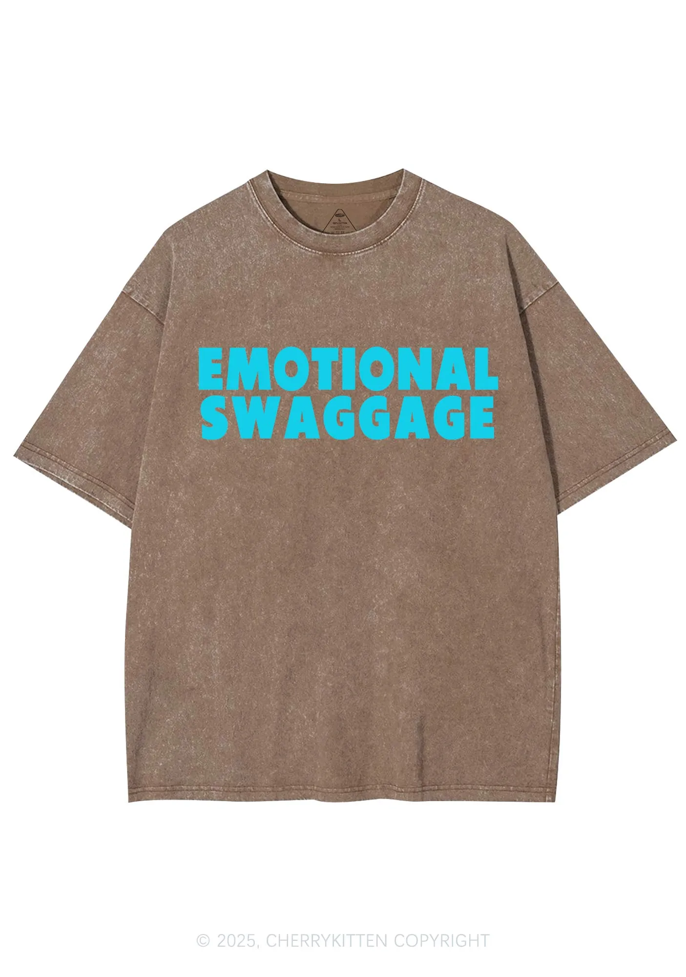 Emotional Swaggage Y2K Shirts Washed Tee Cherrykitten