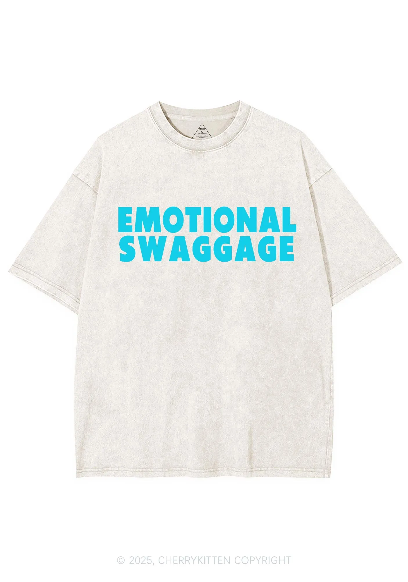 Emotional Swaggage Y2K Shirts Washed Tee Cherrykitten