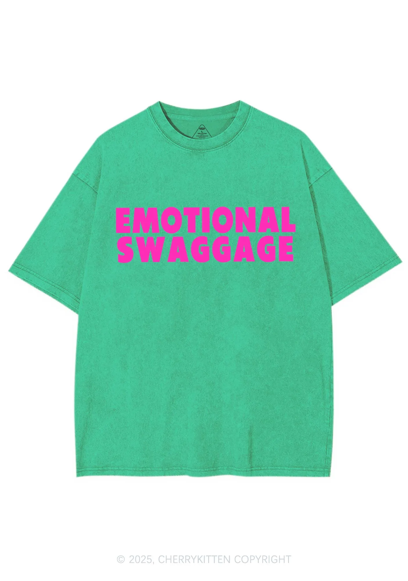 Emotional Swaggage Y2K Shirts Washed Tee Cherrykitten