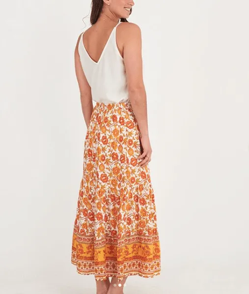 EVANGALINE Maxi Skirt